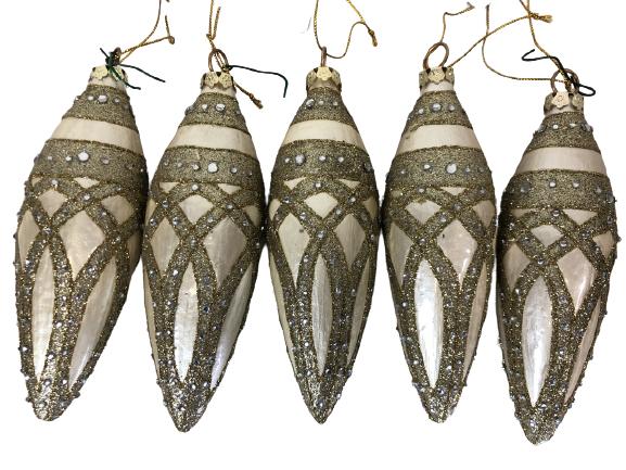 5 ASSORTED CHRISTMAS TREE ORNAMENT DECORATIONS (1 of 3)