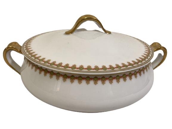 VTG HAVILAND LIMOGES COVERED CASSEROLE 10" (1 of 4)