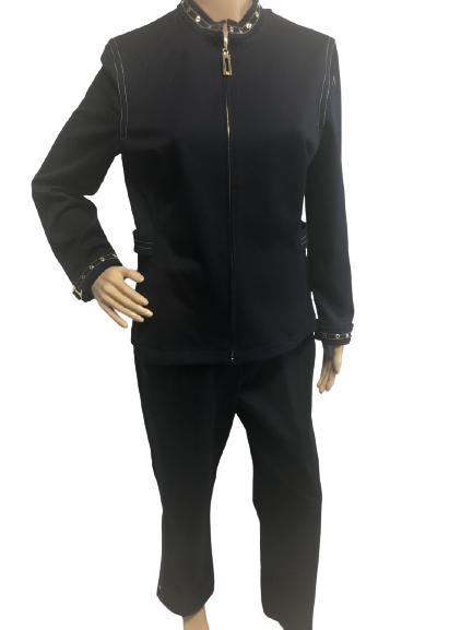 CLASSIC ST JOHN DUNGAREE PANT SUIT (1 of 7)