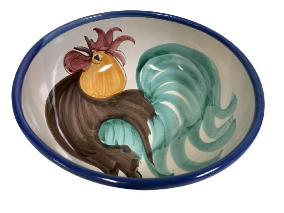 VINTAGE VIETRI ROOSTER SERVING BOWL (1 of 3)