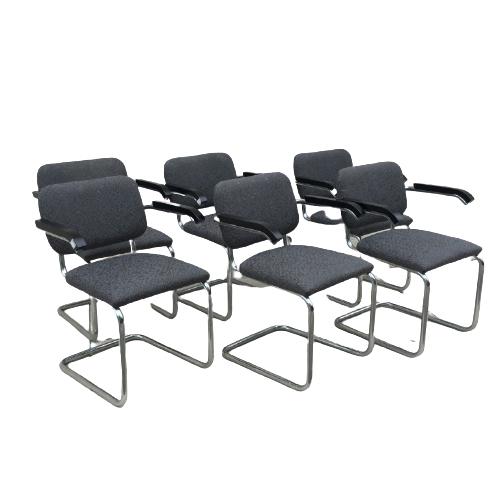 LOEWENSTEIN MID MOD CANTILEVER ARM CHAIRS (1 of 8)