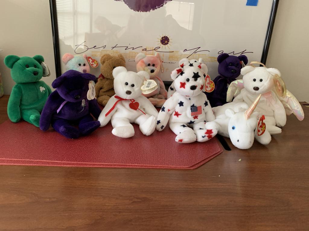 LOT OF 11 TY BEANIE BABIES (1 of 1)