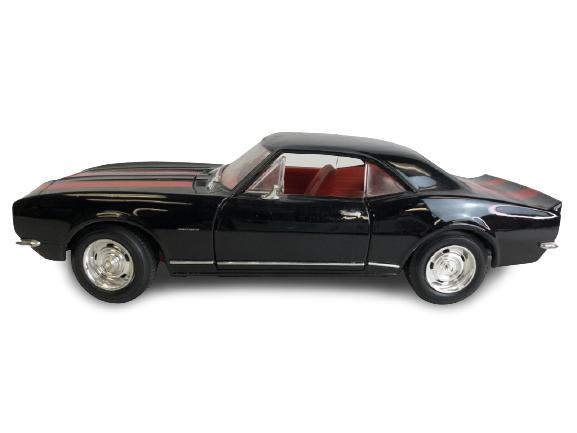 67 CHEVY CAMARO Z28 BLACK SCALE MODEL REPLICA CAR: 1967 CHEVY CAMARO Z28 BLACK RED RACE STRIPE SCALE MODEL REPLICA CAR COLLECTIBLE RACE CARS AUTOMOBILES RACING TRACK SPECIAL EDITION AMERICAN MUSCLE CARS SPORTS MEMORABILIA HOME OFFICE DECOR HOBBYIST -V
