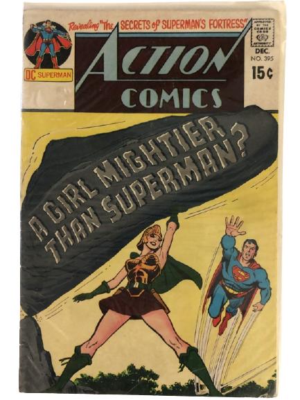 VTG 1970 DC COMICS SUPERMAN NO 395 COMIC BOOK: VTG 1970 DC COMICS SUPERMAN DEC NO 395 COMIC BOOK COLLECTIBLE VINTAGE COMICS CARTOONS ANIMATION TV POP CULTURE -VERY GOOD VINTAGE CONDITION CONSISTENT WITH AGE -DP121020