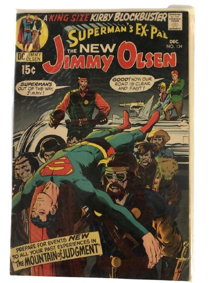 1970 DC THE NEW JIMMY OLSEN COMIC BOOK NO. 134: VTG DC THE NEW JIMMY OLSEN SUPERMANS EX- BEST FRIEND JIMMY OLSEN COMIC BOOK COLLECTIBLE VINTAGE COMICS CARTOONS ANIMATION TV POP CULTURE -VERY GOOD VINTAGE CONDITION CONSISTENT WITH AGE -DP121020