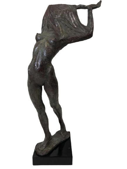 VINTAGE ARTHUR GLICKMAN NUDE SCULPTURE 1979 31": VINTAGE ARTHUR GLICKMAN NUDE SCULPTURE 1979 -COMPOSITE MATERIAL -7/12 -31" X 8" X 9" -VERY GOOD CONDITION