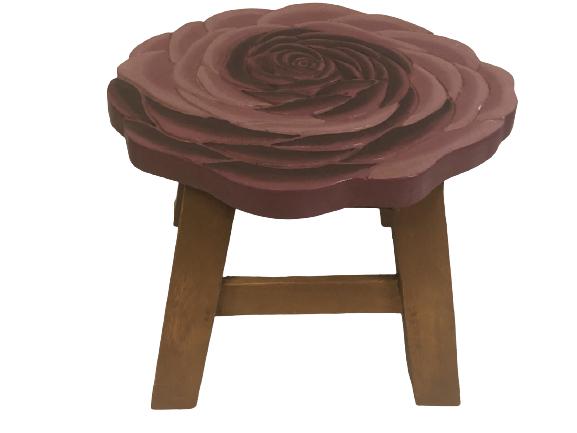 THAI IN'T HANDCRAFTER ROSE STOOL 1/12: THAI IN'T HANDCRAFTER ROSE STOOL 1/12 -VERY GOOD CONDITION