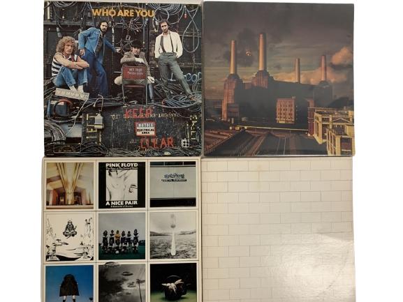 4 VINTAGE 60'S 70'S VINYL RECORD ALBUMS: 4 VINTAGE 1960'S 1970'S VINYL RECORD ALBUMS INCLUDING 2 THE WHO AND 2 PINK FLOYD, 60'S 70'S MUSIC WOODSTOCK ERA MUSIC WALL ART HOME DECOR -GOOD VINTAGE CONDITION, SOME WEAR TO COVERS -DP121120