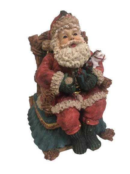 VINTAGE MUSICAL SANTA ON A ROCKING CHAIR: VINTAGE MUSICAL SANTA ON A ROCKING CHAIR -MADE IN JAPAN -VERY GOOD VINTAGE CONDITION