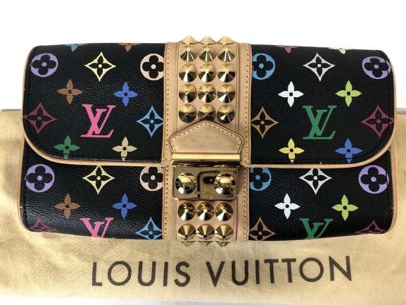 LOUIS VUITTON MULTICOLOR COURTNEY CLUTCH PURSE (1 of 10)