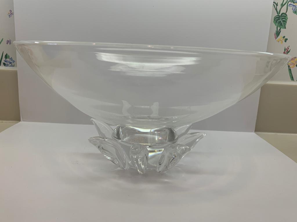 STEUBEN LARGE VINTAGE CRYSTAL BOWL (1 of 4)