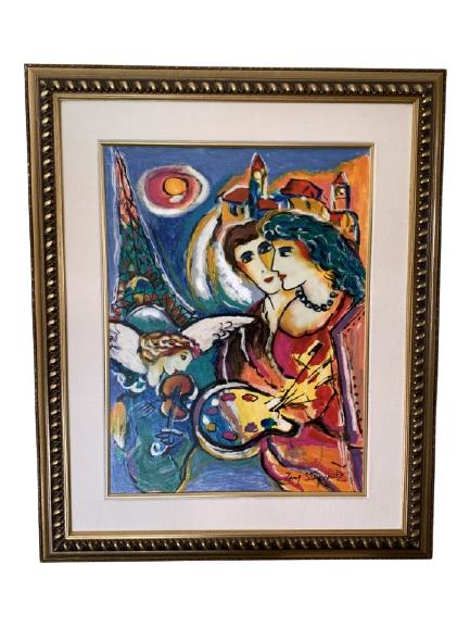 ZAMY STEYNOVITZ HAND-EMBELLISHED SERIGRAPH (1 of 5)