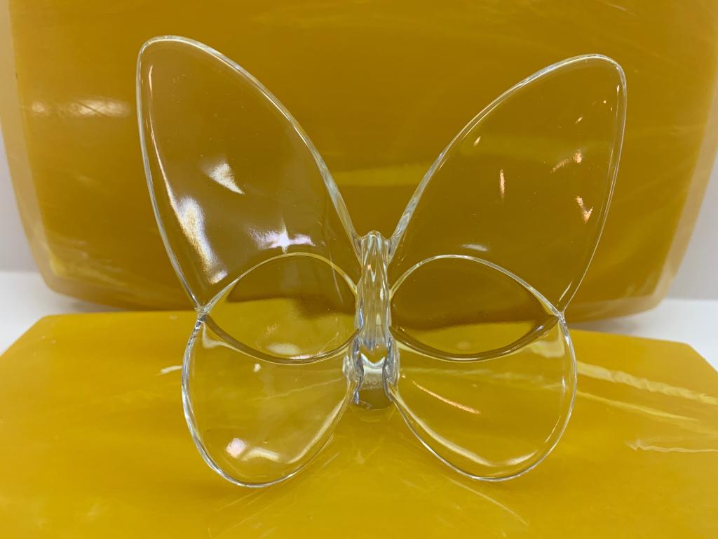 RARE  BACCARAT  CRYSTAL LUCKY BUTTERFLY (1 of 4)