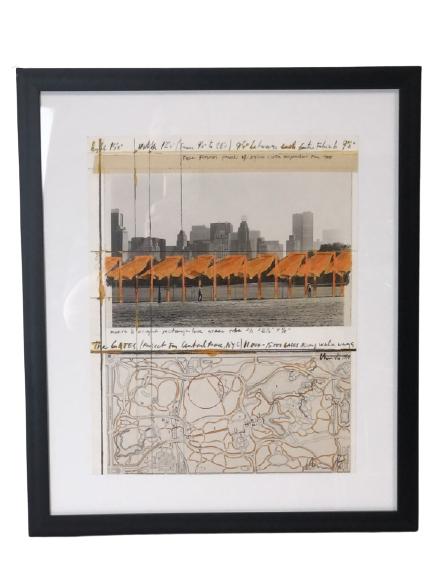 CHRISTO "THE GATES" BOOK PROOF SIGNED 20" (1 of 8)