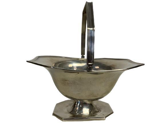 VTG WEBSTER STERLING SILVER CANDY DISH W/ HANDLE (1 of 12)