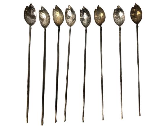 8 TIFFANY & CO. STERLING  ICED TEA SPOONS 76.8G (1 of 5)