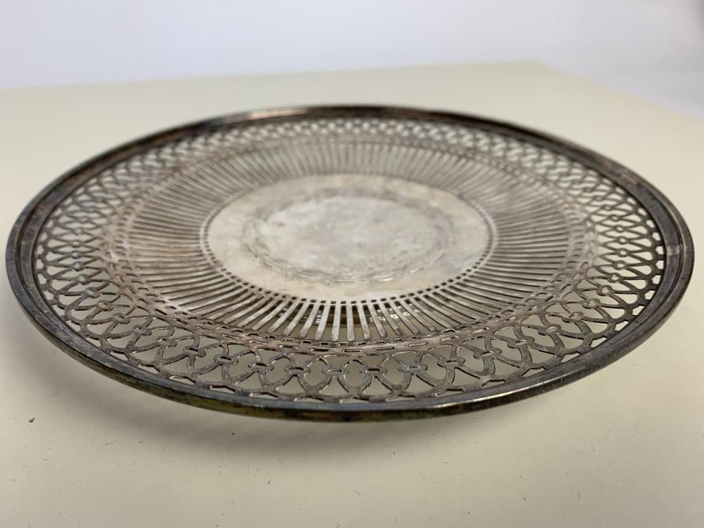 ANTIQUE WILCOX & WAGONER STERLING SILVER PLATE (1 of 8)