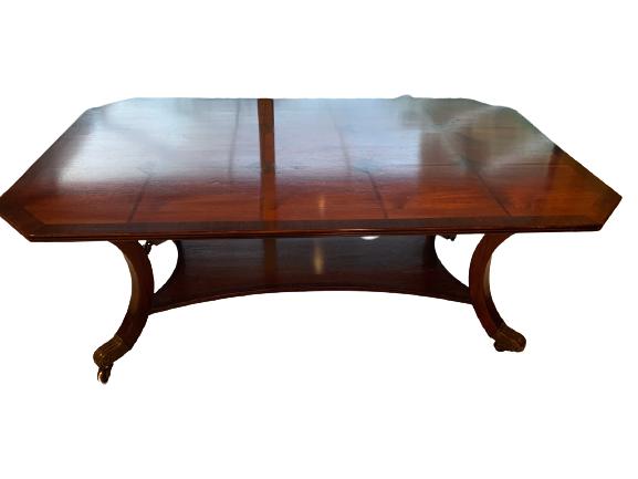 DESIGNER WOOD COFFEE TABLE (1 of 3)