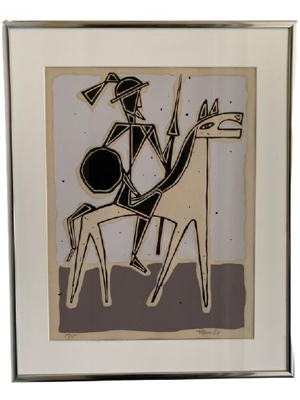 VICTOR ROSADO "DON QUIXOTE" SILKSCREEN LITHOGRAPH (1 of 5)