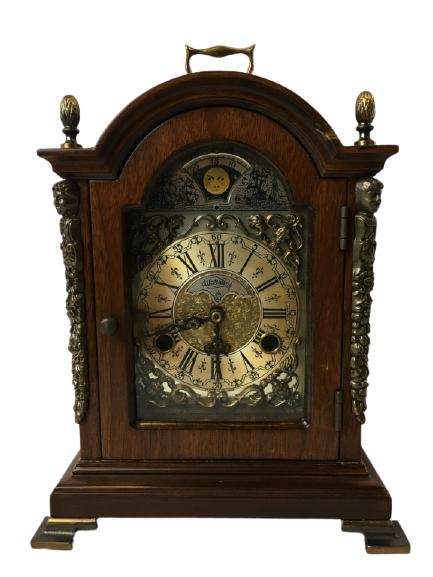 VTG WUBA  DUTCH WESTMINSTER 8 DAY CLOCK HOLLAND (1 of 8)