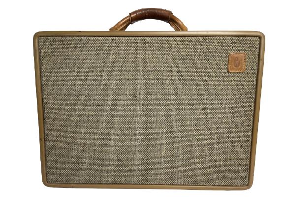 HARTMANN TWEED LEATHER BRIEFCASE (1 of 10)