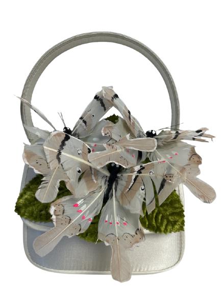 LORREN BELL CUSTOM MINI OFF WHITE BUTTERFLY BAG (1 of 7)