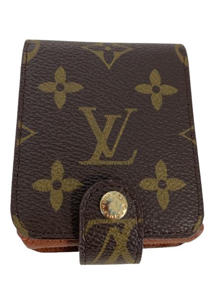 VTG LOUIS VUITTON MONOGRAMMED LEATHER MIRROR CASE (1 of 8)