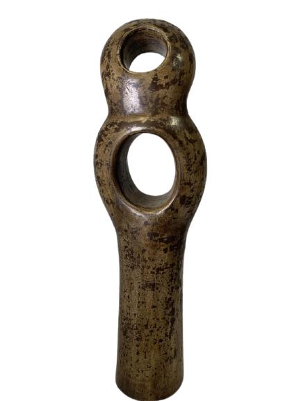 LARGE MODERN FIGURAL CERAMIC FLOOR SCULPTURE 43" (1 of 9)