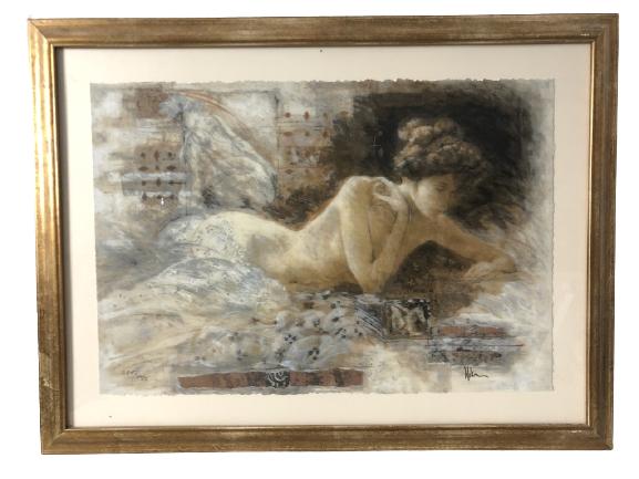 VTG PETER NIXON GRACE III SIGNED PRINT 33" x 25.5" (1 of 8)