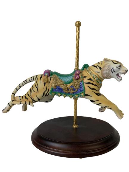 VTG LYNN LUPETTI CAROUSEL TIGER FRANKLIN MINT 11" (1 of 6)