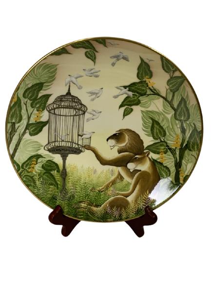 G. NOVOA "COMPASSION" ROYAL DOULTON PLATE  10" (1 of 4)