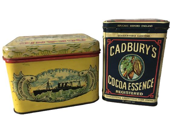 VTG TOBACCO & COCOA TINS OCEANIC CUT PLUG/CADBURY (1 of 10)