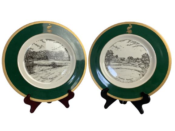 VTG LOST TREE CLUB NUMBER 14 & 18 GOLF HOLE PLATES (1 of 8)