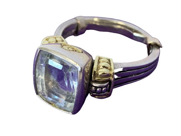 LAGOS CAVIAR RING STERLING & 18K GOLD 9.5 (1 of 5)