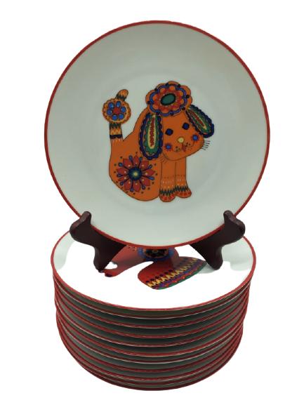 12 VTG BAREUTHER WALDSASSEN GERMANY PLATES 7.5" (1 of 7)