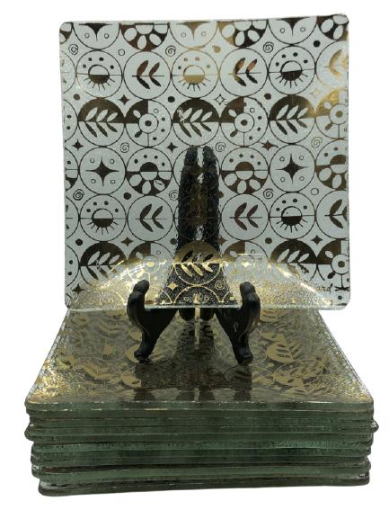 12 MID CENTURY MODERN GEORGES BRIARD PLATES 6" (1 of 4)