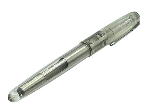 VTG PARKER "51" CLEAR LUCITE FOUNTAIN PEN: VTG PARKER "51" CLEAR LUCITE FOUNTAIN PEN COLLECTIBLE PENS WRITING INSTRUMENTS WRITERS JOURNALIST MANCAVE HOME OFFICE DECOR-VERY GOOD VINTAGE CONDITION-DP11321