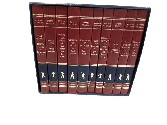 SIGNED SPORTS CLASSICS BY HOLTZMAN-10 BOOKS (1 of 3)