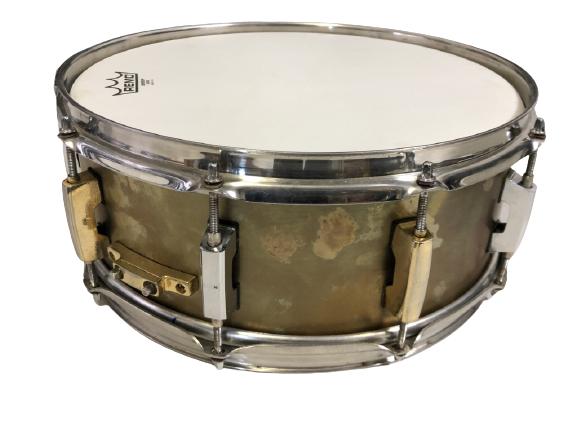 VTG PEARL FREE FLOATING SNARE DRUM W REMO HEAD (1 of 12)