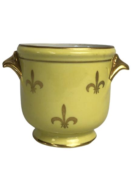 VTG LIMOGES FRANCE HAND-PAINTED CERAMIC CACHE POT (1 of 8)