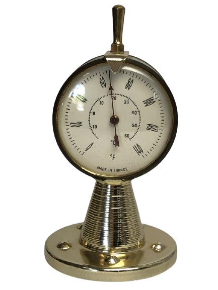 VTG THERMOMETER & NAUTICAL SPEEDOMETER PAPERWEIGHT (1 of 5)