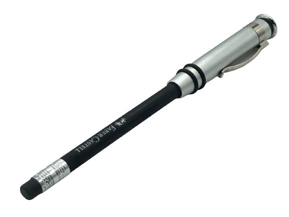 GRAF VON FABER CASTELL PERFECT PENCIL SILVER BLACK (1 of 2)