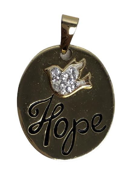 VTG MICHAEL ANTHONY STERLING SILVER "HOPE" PENDANT (1 of 5)