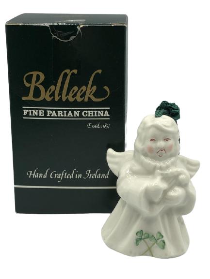 BELLEEK CHOIR OF ANGELS BELL ORNAMENT IN BOX (1 of 8)