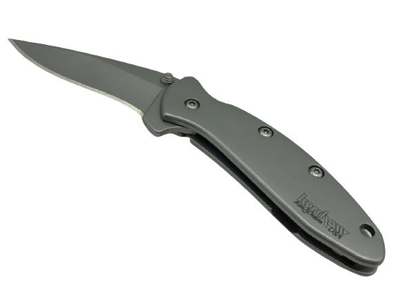 KERSHAW CHIVE STAINLESS STEEL POCKET KNIFE: KERSHAW CHIVE STAINLESS STEEL POCKET KNIFE COLLECTIBLE KNIVES BLADES CUTLERY HUNTING FISHING OUTDOORS SURVIVAL EVERYDAY USE SMALL CUTTING LIGHTWEIGHT- VERY GOOD CONDITION- DPBC12521