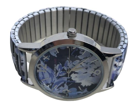 ISSAC MZRAHI LIVE BLUE/WHITE/BLACK WOMEN'S WATCH (1 of 4)