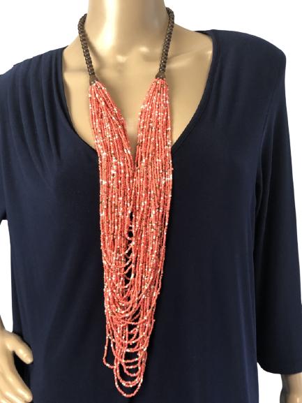 VTG MULTI-STRAND BEADED INFINITY NECKLACE (1 of 4)