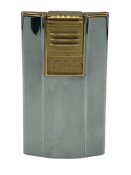 COLIBRI SILVER & GOLD SLIM CIGAR LIGHTER (1 of 5)