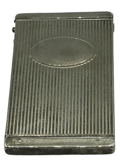 VINTAGE SILVER CARD HOLDER WALLET 4" (1 of 6)