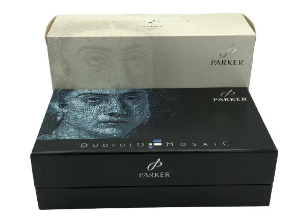 ORIGINAL PARKER DUOFOLD MOSAIC PEN BOX (1 of 3)
